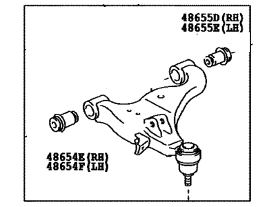 2011 Toyota Tacoma Control Arm - 48069-04050