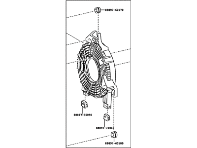 Toyota Tacoma Fan Shroud - 88454-35080