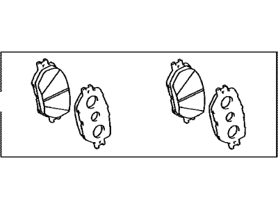 Toyota 04465-04090 Front Disc Brake Pad Kit