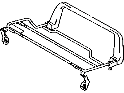 Toyota 78702-04010-B0 Frame Sub-Assy, Sub Seat Cushion, LH