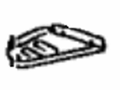 Toyota 58315-12020 Extension, Rear Floor Pan, RH 58315-12020 Toyota Extension, Rear Floor Pan, RH Illustration 1 of 1