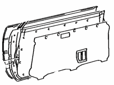 Toyota 67001-02010 Panel Sub-Assembly, Front Door, RH