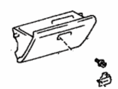 Toyota 55550-01010-A2 Door Assembly, Glove Compartment