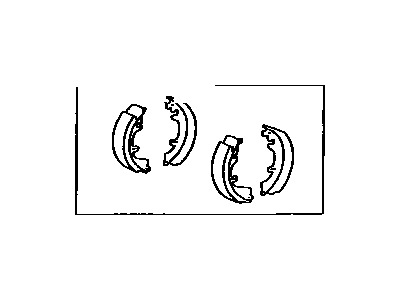 Toyota Corolla Brake Shoe Set - 04495-01030