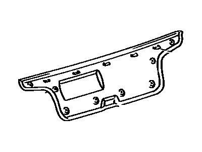 Toyota 67751-02010-J9 Board, Back Door Trim