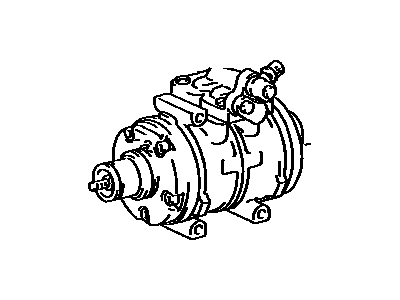 1988 Toyota Corolla A/C Compressor - 88320-01011