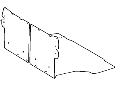 Toyota 58570-02010-B4 Carpet, Rear Floor