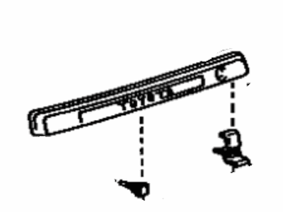 Toyota 76801-02020-E2 GARNISH Sub-Assembly, Back Door, Outside