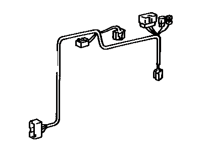 Toyota 88605-02020 Harness Sub-Assembly, Cooler Wiring