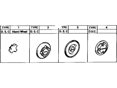 1988 Toyota Corolla Wheel Cover - 42603-12240