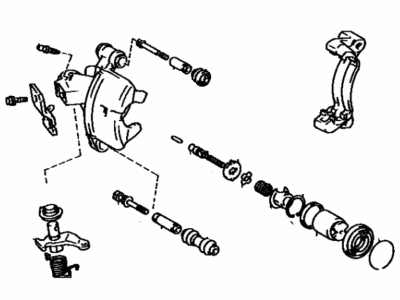 Toyota 47730-12280 Cylinder Assy, Rear Disc Brake, RH