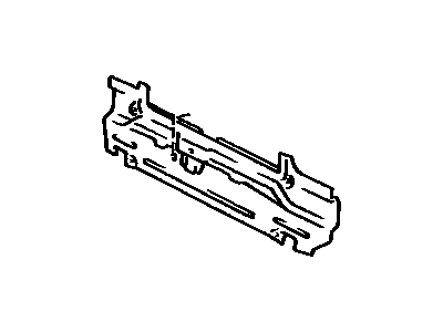 58307-02010 Toyota Body Lower Back Panel Sub-Assembly Illustration 1 of 1