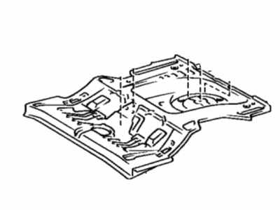 1988 Toyota Corolla Floor Pan - 58311-16050