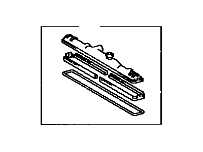 Toyota 04165-01010 Tank Kit, Radiator, Upper