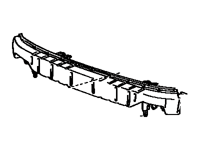 Toyota 52021-02010 Reinforcement Sub-Assembly, Front Bumper