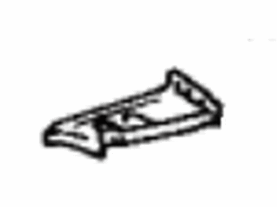 Toyota 58316-12020 Extension, Rear Floor Pan, LH 58316-12020 Toyota Extension, Rear Floor Pan, LH Illustration 1 of 1