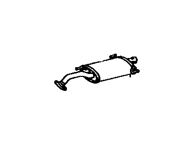 1987 Toyota Corolla Exhaust Pipe - 17430-16170