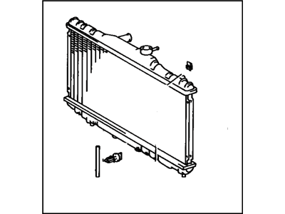 Toyota 16410-01011 Radiator Assembly