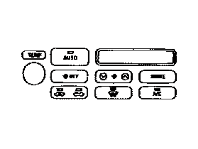 Toyota 55905-60780 Knob, Heater Control