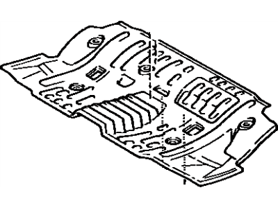 1987 Toyota Celica Floor Pan - 58211-20190