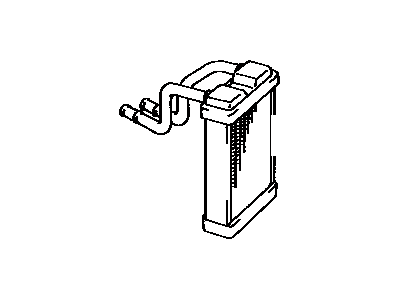 Toyota 87107-20400 Unit Sub-Assembly, Heater Radiator