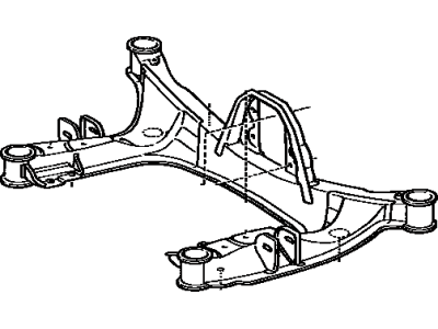 1991 Toyota Camry Rear Crossmember - 51206-32010