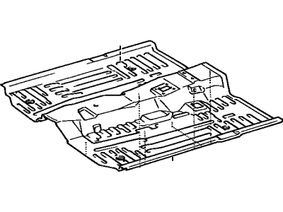 1987 Toyota Celica Floor Pan - 58111-20100