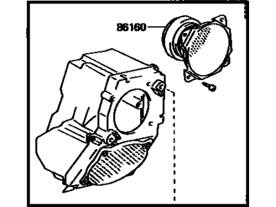 Toyota 86150-20090 Speaker Assembly, W/BOX