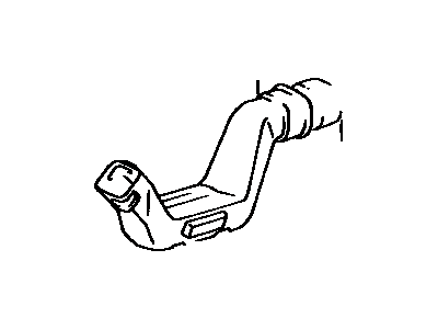 Toyota 55085-20080 Duct Sub-Assembly, Heater To Register