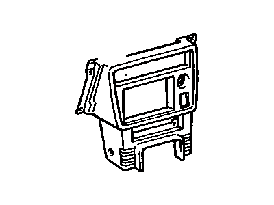 Toyota 55434-20060-04 Panel, Instrument Panel Finish, Lower Center