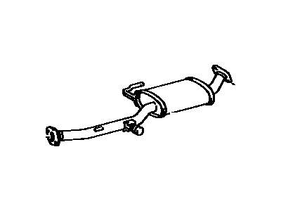Toyota 17420-74080 Center Exhaust Pipe Assembly