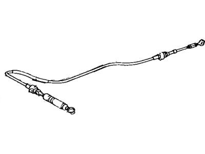 Toyota 33822-20130 Cable Transmission Control Select