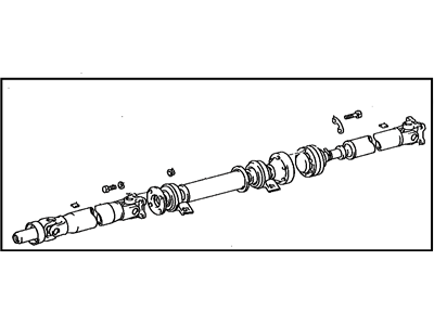Toyota 37100-20281 Propelle Shaft Assembly W/Center Bearing