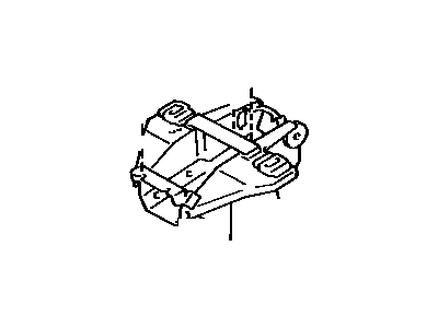 Toyota 45082-12021 Bracket Sub-Assy, Break Away W/Capsule