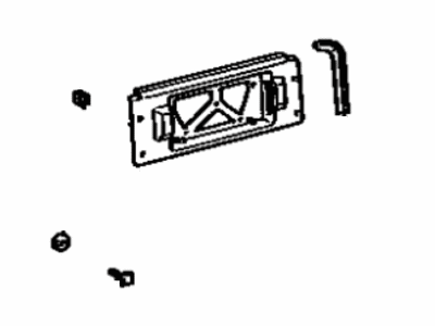 Toyota 75082-20160-02 Panel Sub-Assembly, Lower Back Finish, Center