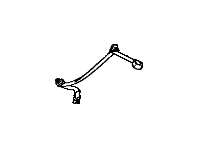 Toyota 73370-20110-01 Belt Assy, Rear Seat 3 Point Type, Outer LH
