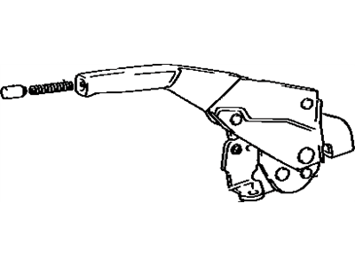 Toyota 46201-20131-01 Lever Sub-Assy, Parking Brake