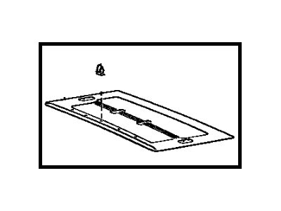 Toyota 63320-20041-02 HEADLINING Assembly, Sun Roof