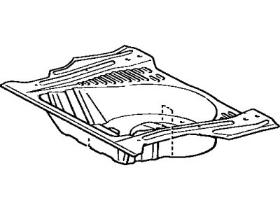 1989 Toyota Celica Floor Pan - 58311-20231