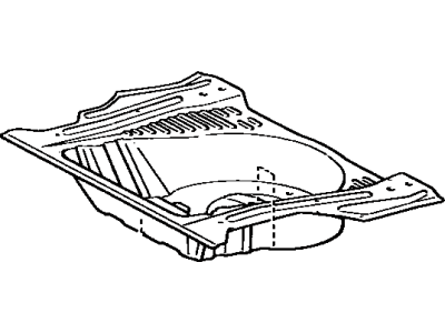 Toyota 58311-20231 Pan, Rear Floor