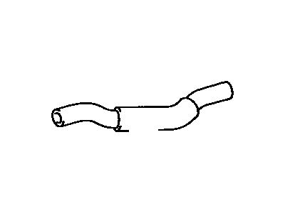 Toyota 16571-74070 Hose, Radiator, Inlet