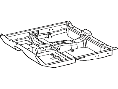 Toyota 58510-2D250-04 Carpet Assy, Front Floor, Front