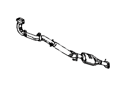 Toyota Celica Exhaust Pipe - 17410-74400