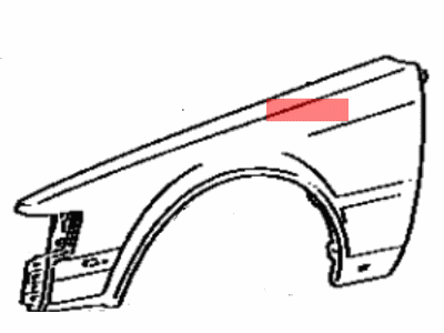 1987 Toyota Celica Fender - 53802-20840