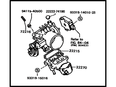 Toyota 22210-74270