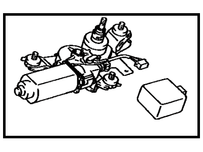 Toyota 85110-20290 Motor Assy, Rear Wiper