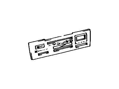 Toyota 55519-20210 Sheet, Heater Control Name