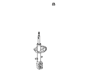 Toyota 48530-49625 Shock Absorber Assembly Rear Right