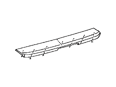 Toyota 76085-47900 Spoiler Sub-Assy, Rear