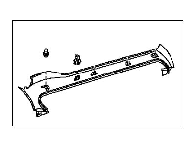 Toyota 67751-47010-C0 Board, Back Door Trim